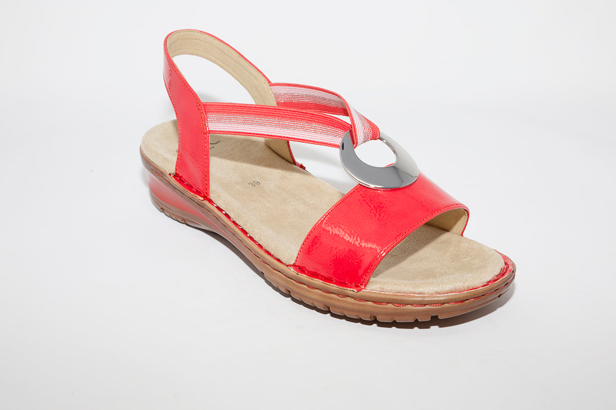 ARA - HAWAII FLAT SANDAL - CORAL