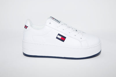 LDS LACED WALKING SHOE - WHITE