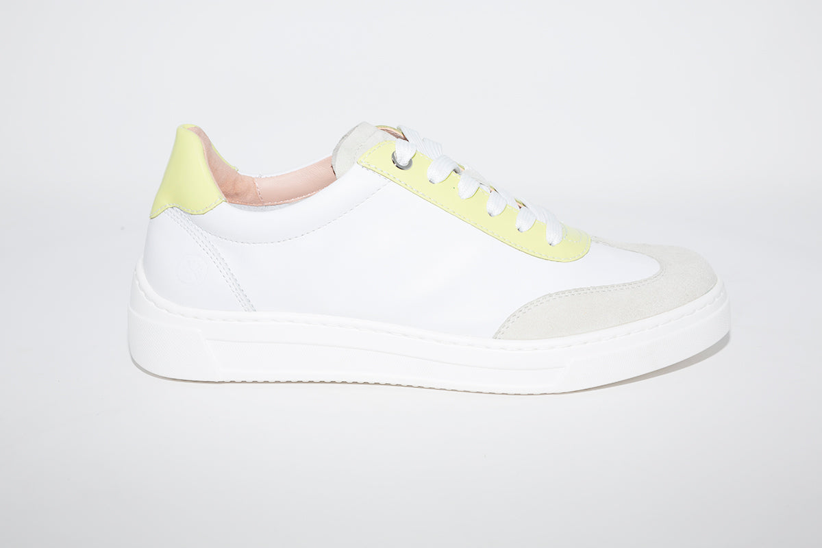 UNISA - Felis White Combi Laced Sneakers