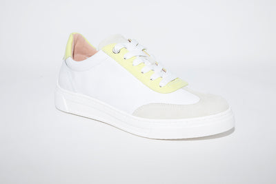 UNISA - Felis White Combi Laced Sneakers