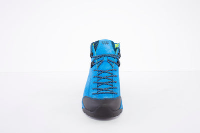 WALDLAUFER - 787970 AMIATA WATER RESISTANT LACE UP HIKING BOOT - BLUE SUEDE