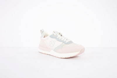 TAMARIS - 23733-430- LACED FASHION SHOE - CREAM COMBI
