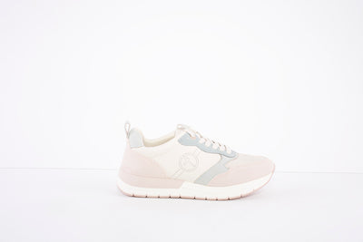 TAMARIS - 23733-430- LACED FASHION SHOE - CREAM COMBI