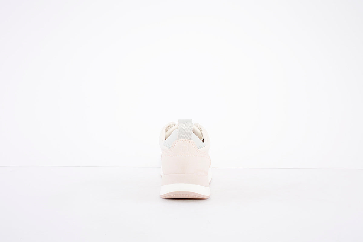 TAMARIS - 23733-430- LACED FASHION SHOE - CREAM COMBI