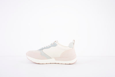TAMARIS - 23733-430- LACED FASHION SHOE - CREAM COMBI