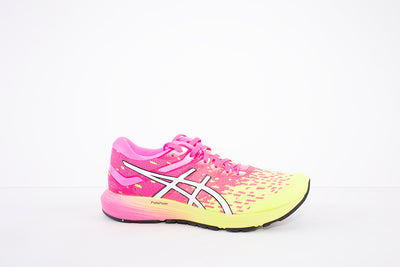 ASICS - DYNAFLYT 4 LACED TRAINER - PINK/YELLOW