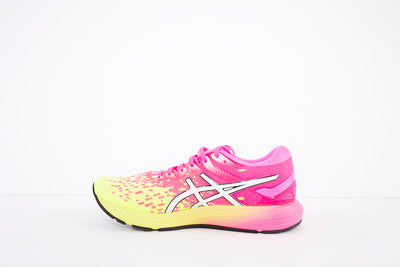 ASICS - DYNAFLYT 4 LACED TRAINER - PINK/YELLOW