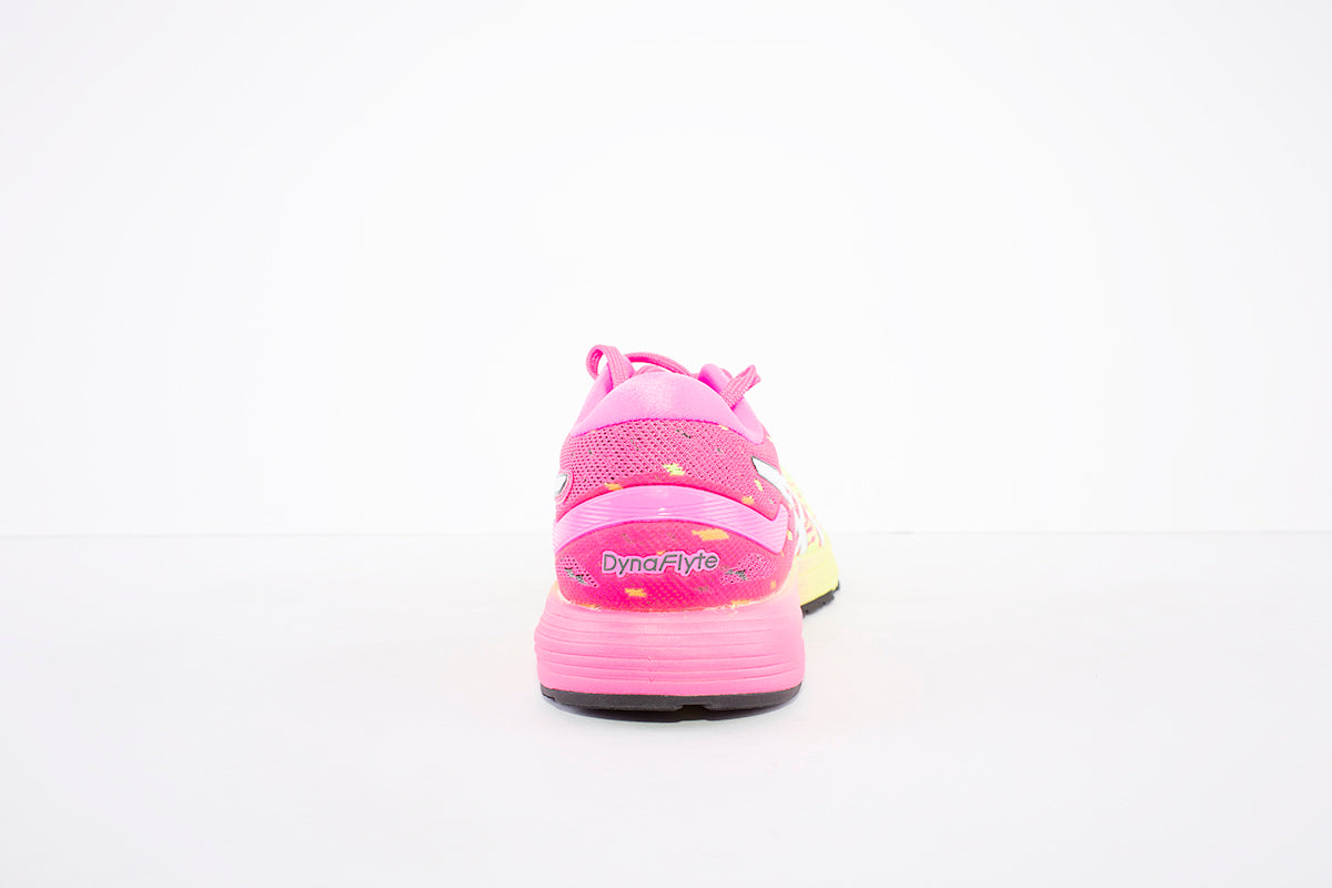 ASICS - DYNAFLYT 4 LACED TRAINER - PINK/YELLOW