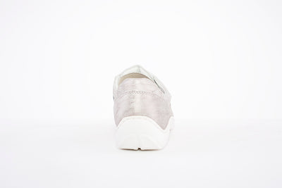 WALDLAUFER - 496301 133 HENNI DOUBLE VELCRO SHOE- H WIDTH - TAUPE METALLIC