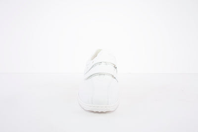 WALDLAUFER - 496301 171 HENNI DOUBLE VELCRO SHOE- H WIDTH - WHITE LEATHER