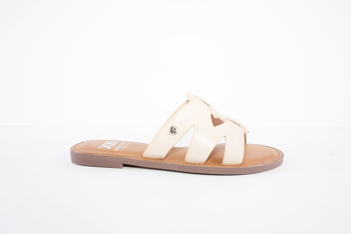 XTI - 44458 FLAT FASHION MULE - BEIGE