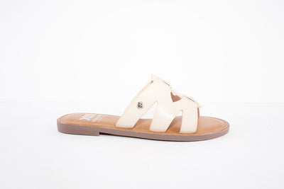 XTI - 44458 FLAT FASHION MULE - BEIGE