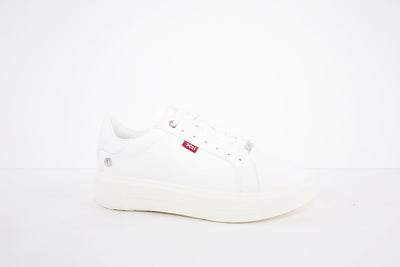 XTI - 44291 FLAT LACED FASHION SHOE - WHITE