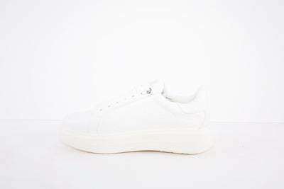 XTI - 44291 FLAT LACED FASHION SHOE - WHITE