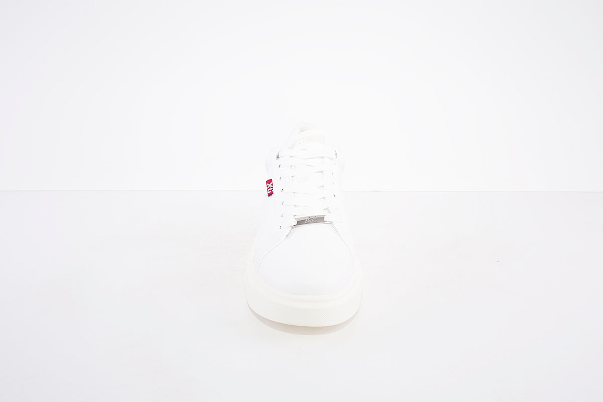 XTI - 44291 FLAT LACED FASHION SHOE - WHITE