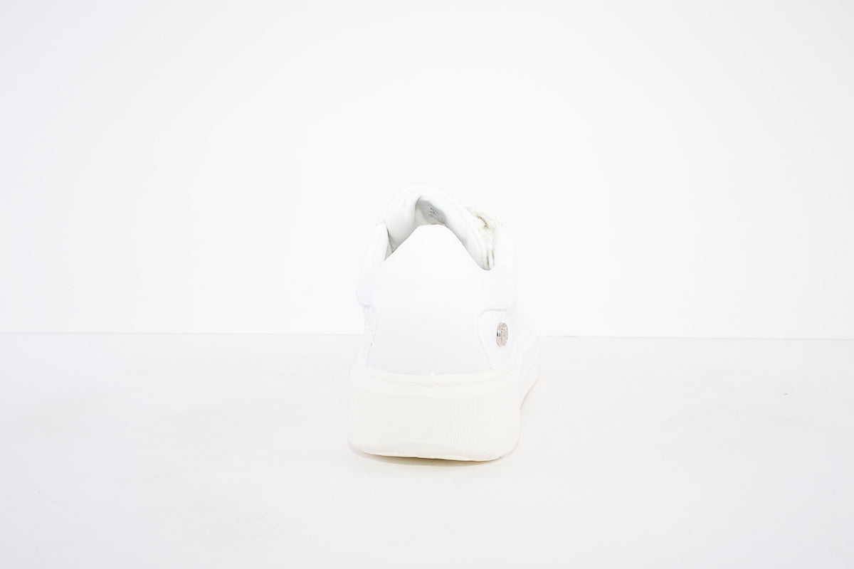 XTI - 44291 FLAT LACED FASHION SHOE - WHITE
