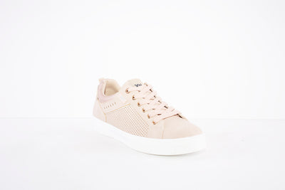XTI - 44319 FLAT LACED FASHION SHOE - BEIGE