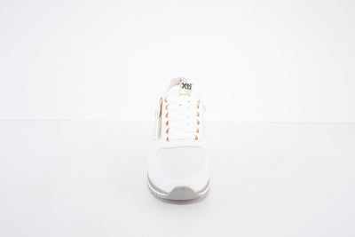 XTI - 44320 FLAT LACE UP FASHION SHOE - WHITE
