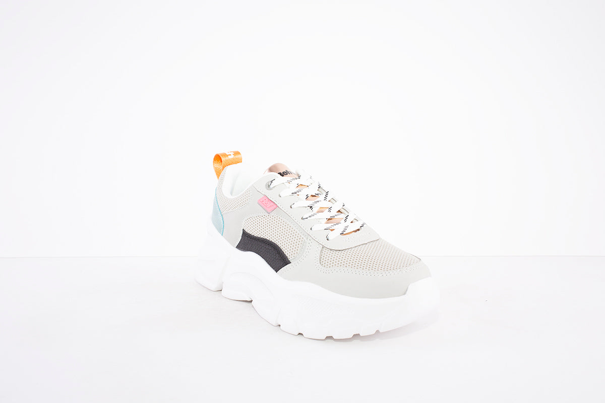 REFRESH - 79252 CHUNKY LACED FASHION SHOE - GREY