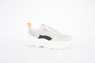 REFRESH - 79252 CHUNKY LACED FASHION SHOE - GREY