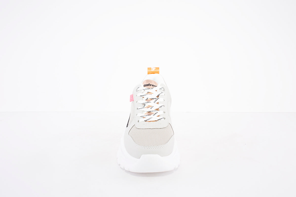 REFRESH - 79252 CHUNKY LACED FASHION SHOE - GREY