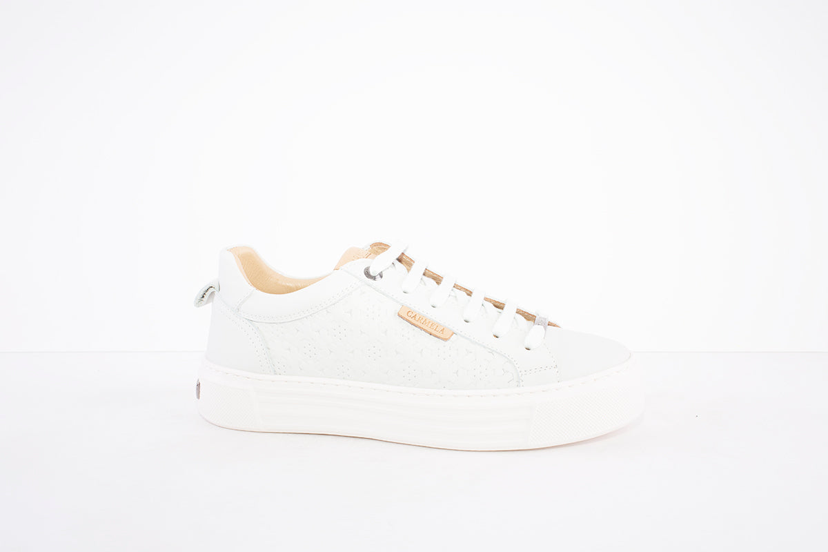 CARMELA - 68445 FLAT LACE UP FASHION SHOE - PALE MINT