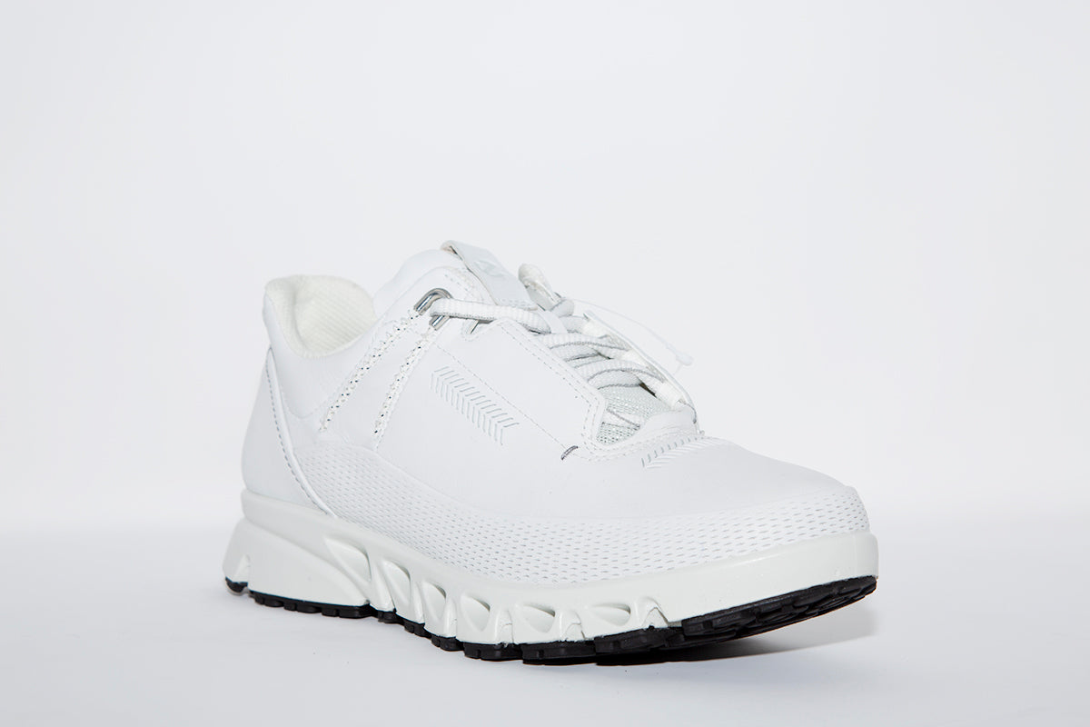 ECCO - MULTI-VENT W COMFORT WALKING SHOE - WHITE LEATHER