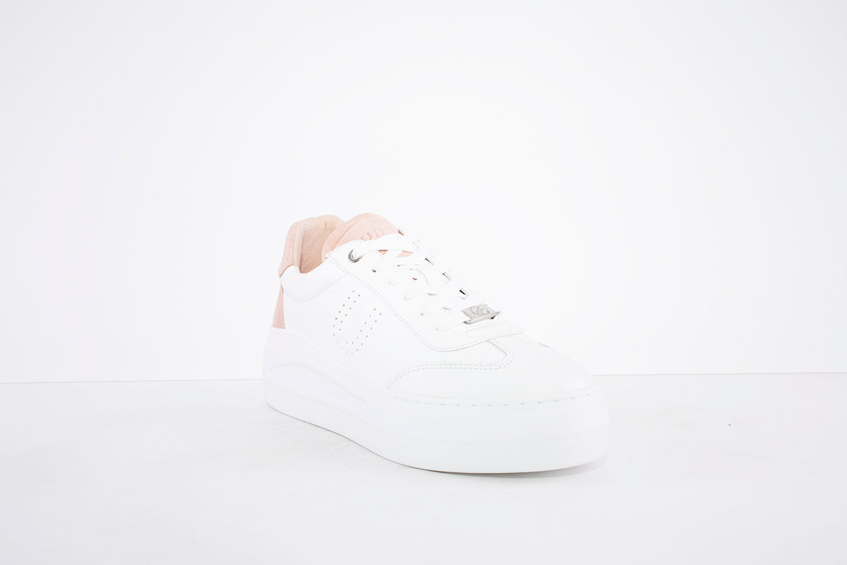 UNISA - FRAILE FLATLACED CASUAL SHOE - WHITE/PINK