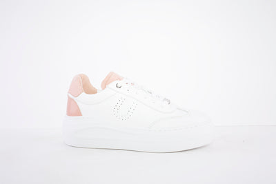 UNISA - FRAILE FLATLACED CASUAL SHOE - WHITE/PINK