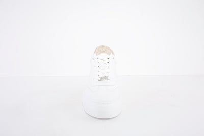 UNISA - FRAILE LACE UP CASUAL SHOE - WHITE/BEIGE