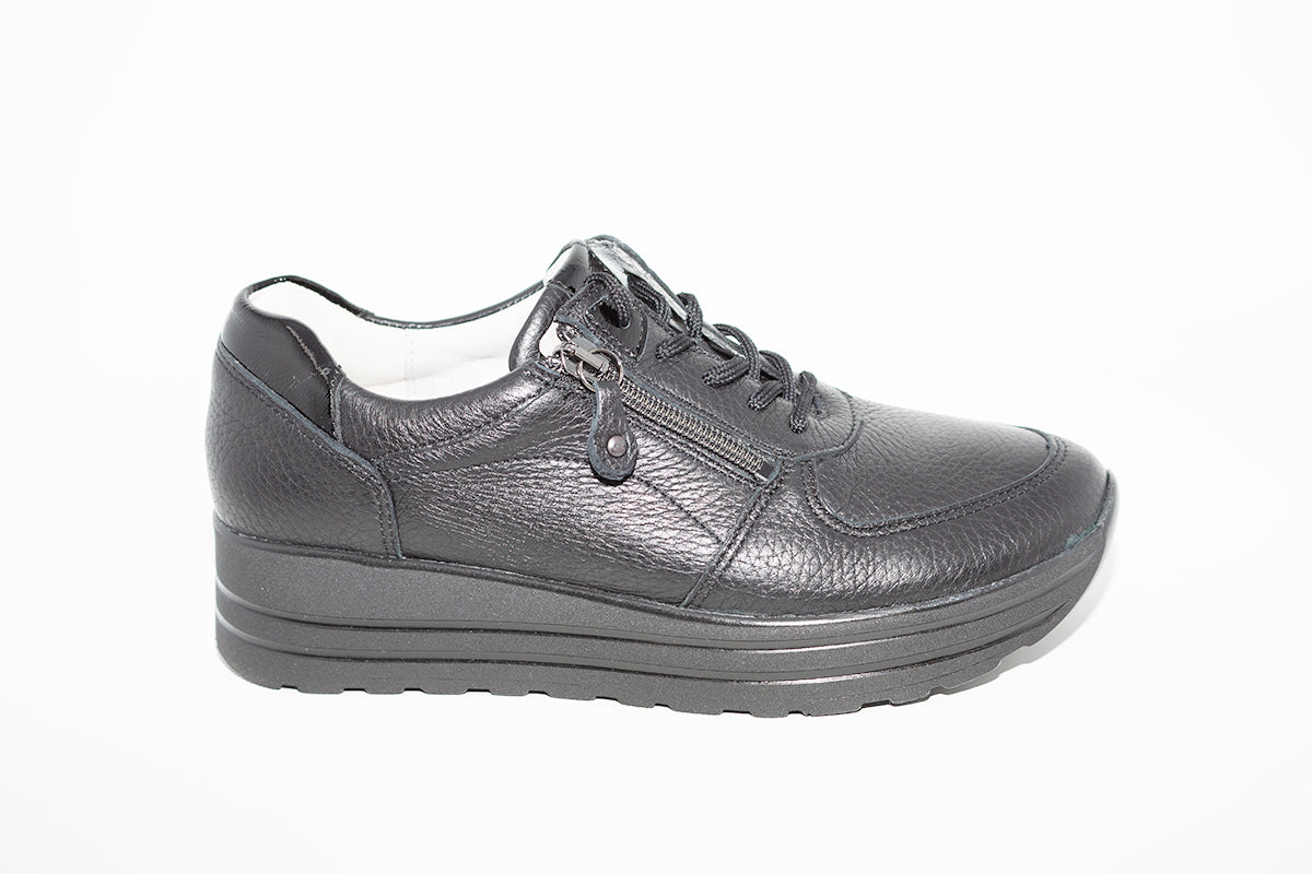 WALDLAUFER - LANA LACED SHOE - BLACK