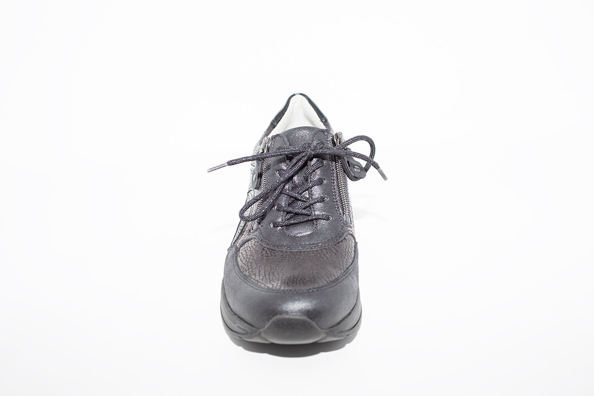 WALDLAUFER - CLARA-LACED ZIP SHOE - BLACK