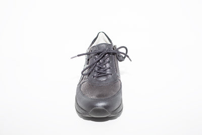 WALDLAUFER - CLARA-LACED ZIP SHOE - BLACK