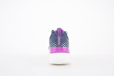 SKECHERS - 149669 SKECH-AIR DYNAMIGHT-LUMINOSITY LADIES LACED TRAINE - NAVY/PINK