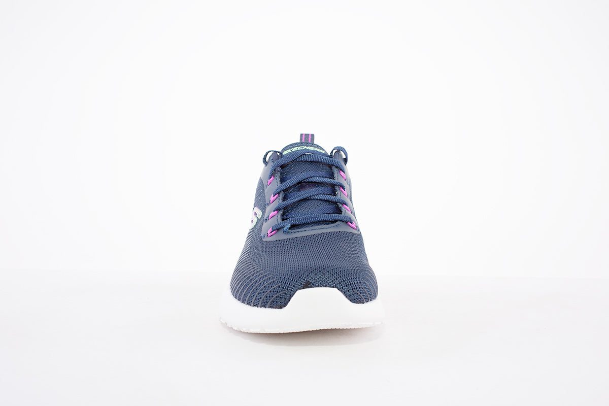 SKECHERS - 149669 SKECH-AIR DYNAMIGHT-LUMINOSITY LADIES LACED TRAINE - NAVY/PINK