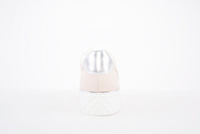 MARCO TOZZI - 23710-523 LACED FASHION SHOE WITH SILVER DETAIL - PINK