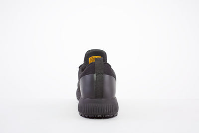 SKECHERS- 77222EC WORK:SQUAD SR-SLIP RESISTANT LACED TRAINER - BLACK