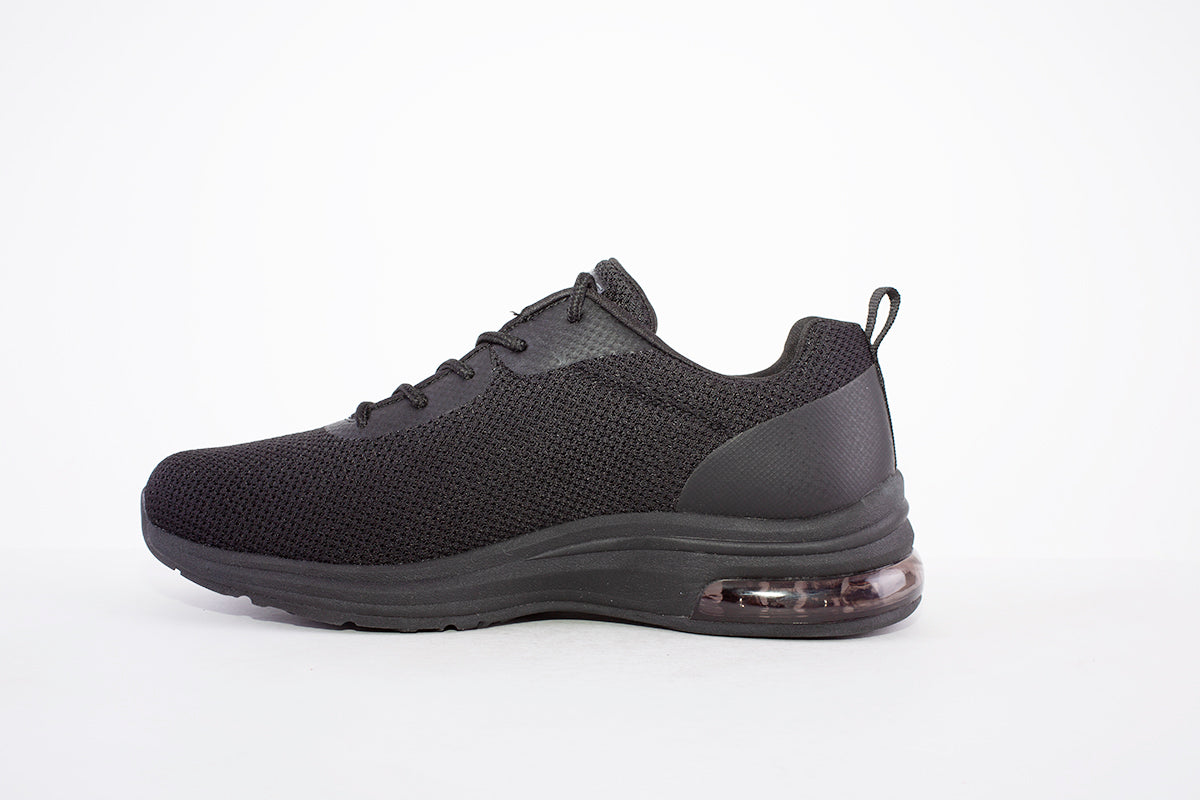 SKECHERS - 117127 BOBS PULSE AIR-SASSY SAUCE LACED TRAINER - BLACK
