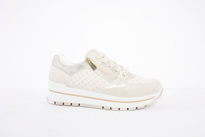 IGI & CO - 1661033 LACE UP FASHION TRAINER - BEIGE