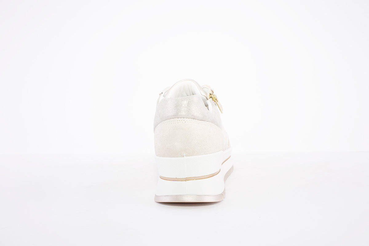 IGI & CO - 1661033 LACE UP FASHION TRAINER - BEIGE