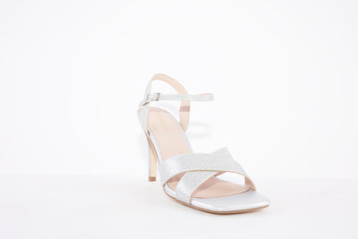 MENBUR - 23197 HIGH HEEL SANDAL - SILVER