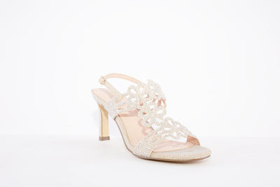 MENBUR - 22993 HIGH HEEL SANDAL - GOLD DIAMONTE