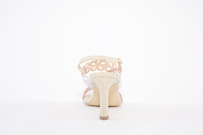 MENBUR - 22993 HIGH HEEL SANDAL - GOLD DIAMONTE