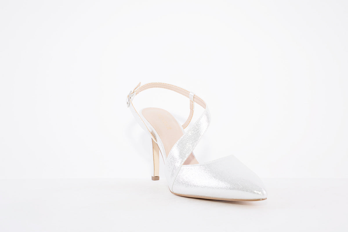 MENBUR - 23151 HIGH HEEL SHOE - SILVER