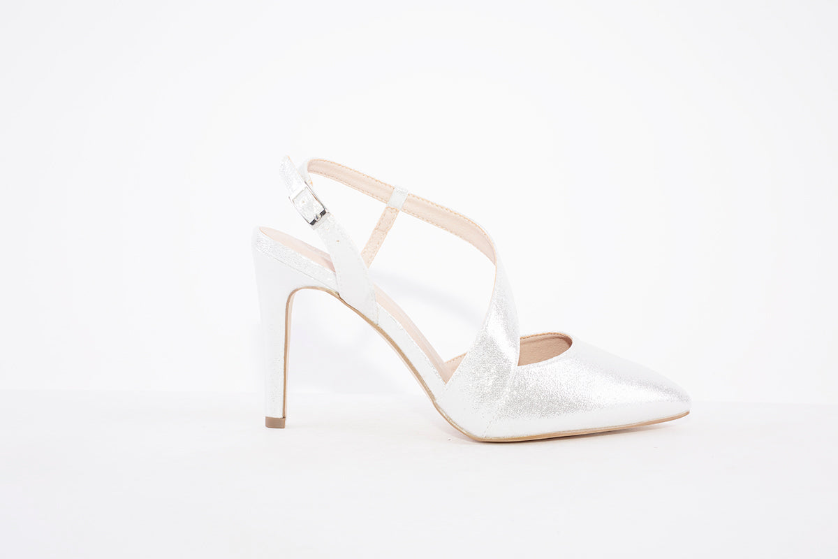 MENBUR - 23151 HIGH HEEL SHOE - SILVER