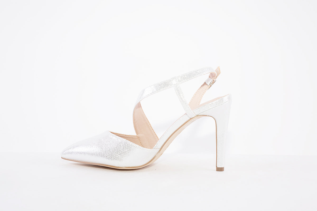 MENBUR - 23151 HIGH HEEL SHOE - SILVER