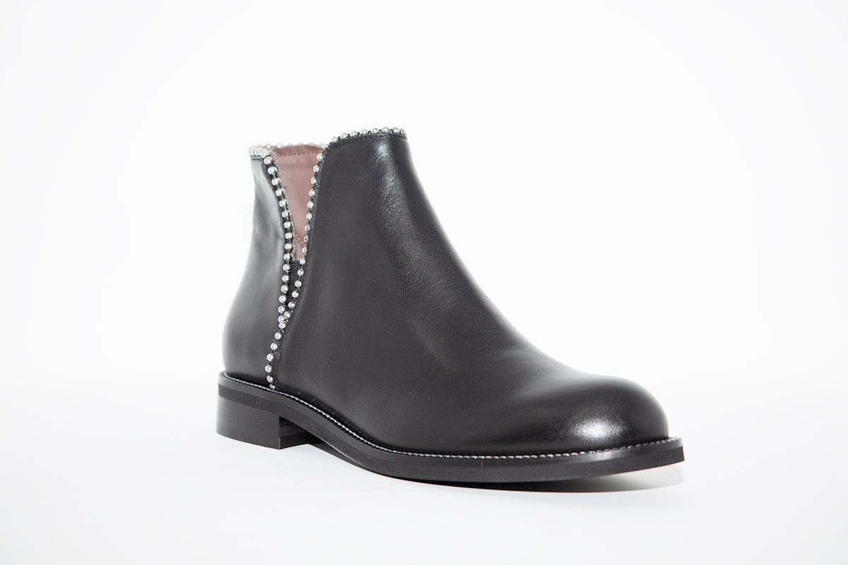 MARCO MOREO - L623 ANKLE BOOT - BLACK LEATHER