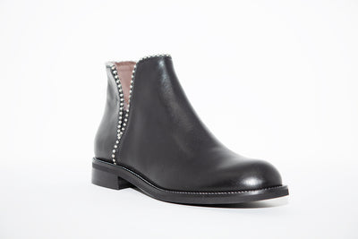 MARCO MOREO - L623 ANKLE BOOT - BLACK LEATHER