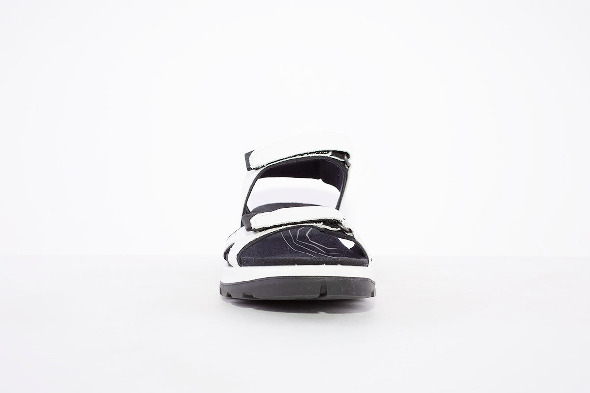 ECCO - 822153 01007 STRAP VELCRO COMFORT SANDAL - OFF WHITE