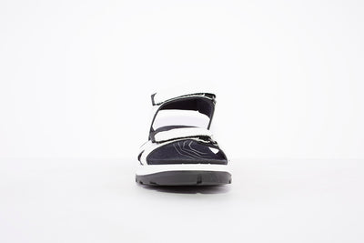 ECCO - 822153 01007 STRAP VELCRO COMFORT SANDAL - OFF WHITE